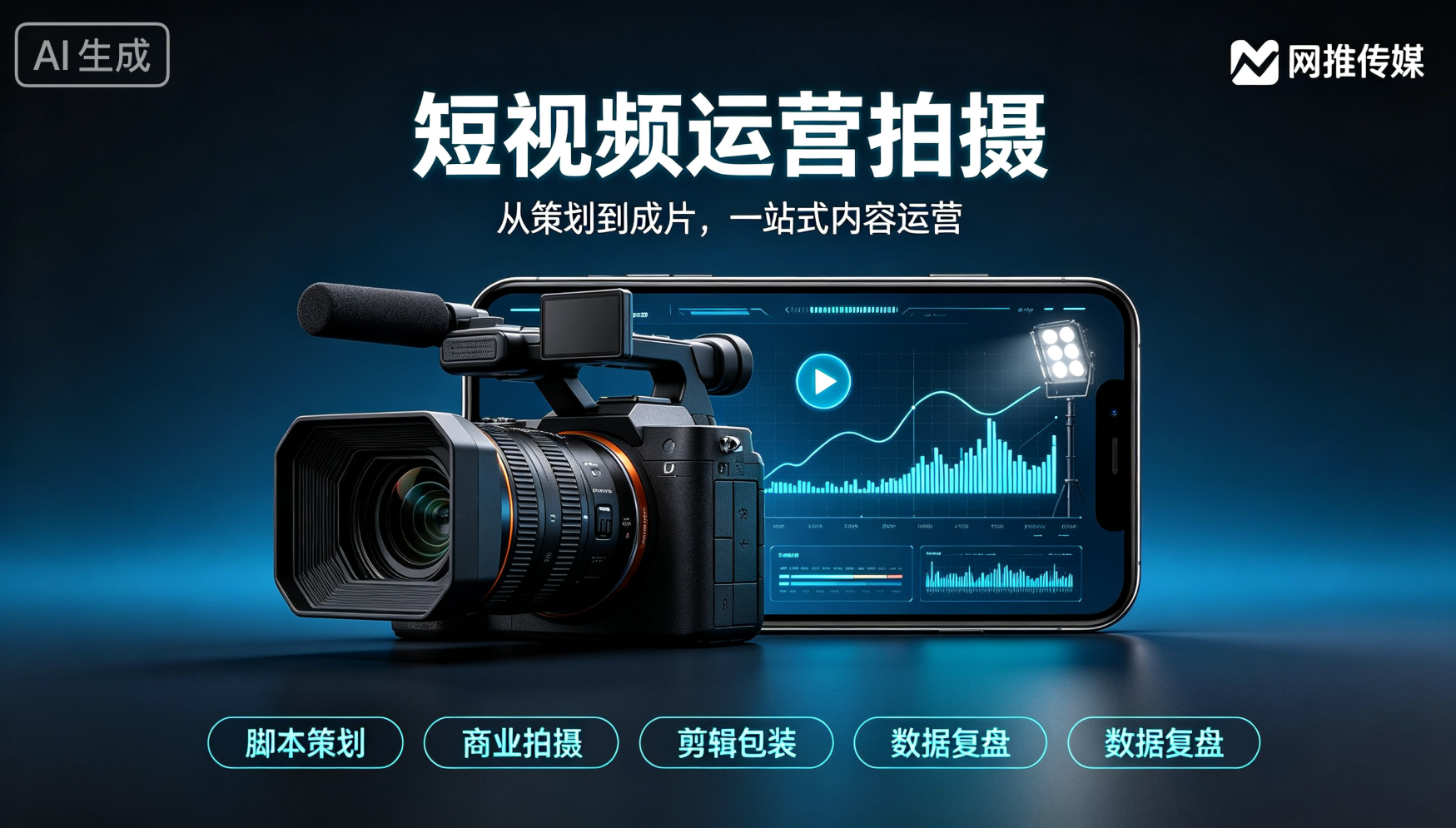 短视频运营服务展示图